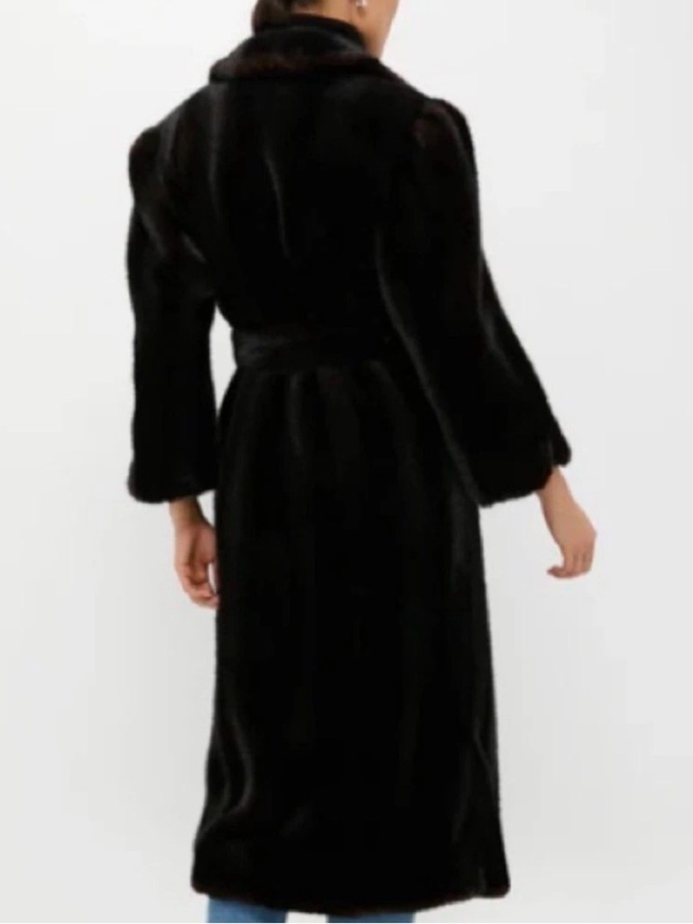 TUCKERNUCK NWT Brown Fur Carmella Coat size medium - Picture 3 of 11